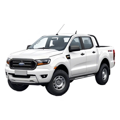 Ford Ranger - Ford (Model Year: 2024) (Iconic colour: White) sticker