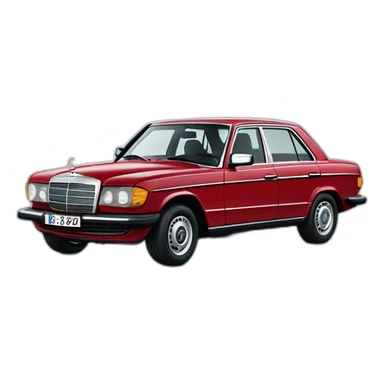 mercedes w123 sticker