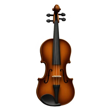vintage brown violin sticker