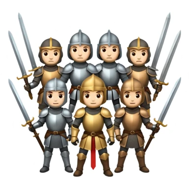 medieval knights sticker
