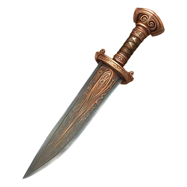 Magic Copper sword sticker