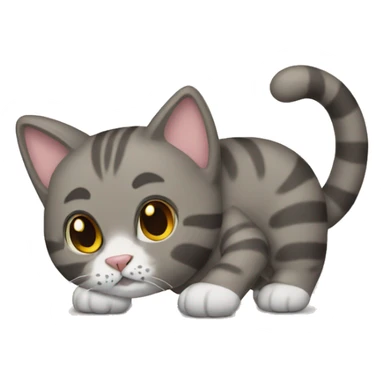 cat with shoes sticker
