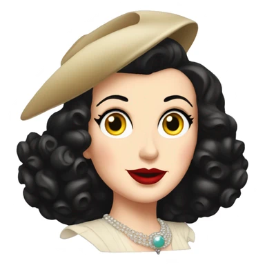 Hedy Lamarr with wifi antenna sticker