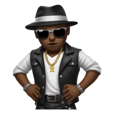 Hello kitty as a gangster  sticker