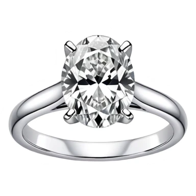 3 carat oval engagement ring sticker