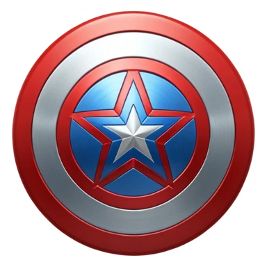 Captain America sheild sticker