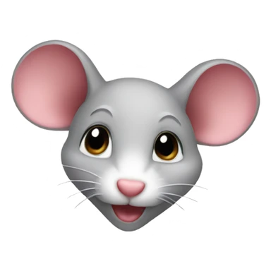 mouse heart sticker