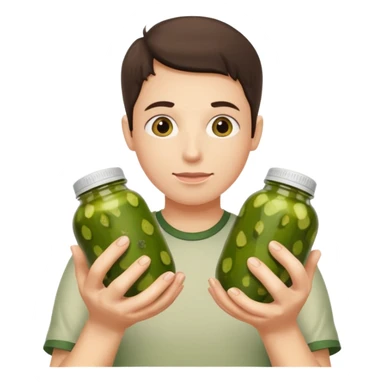 One pickle two pickleballs sticker