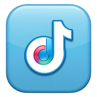 Tiktok blue tick sticker