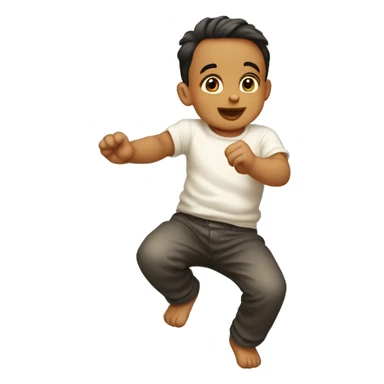 bouncing baby boy (low chromo count) sticker