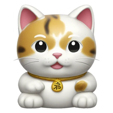 Maneki neko sticker