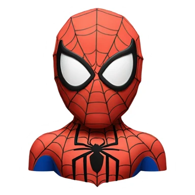 3D Style Spider-Man and e sticker