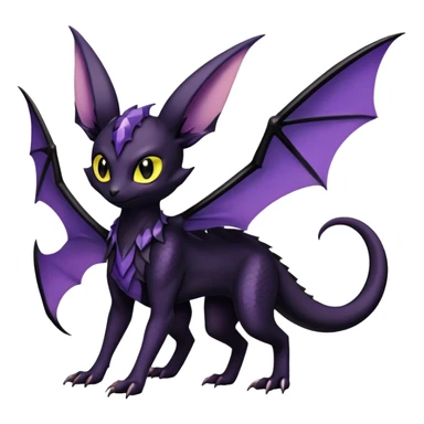 Salandit-Noivern-Umbreon-Espeon-Hybrid (Full body) sticker
