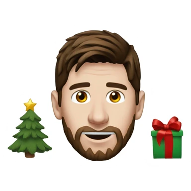 Christmas Lionel Messi sticker