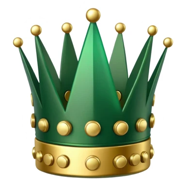 Green crown but the spikes are dominos sticker