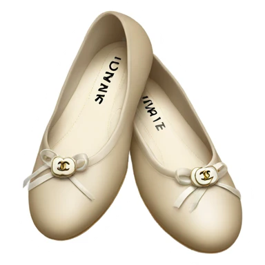 Chanel ballet flats sticker
