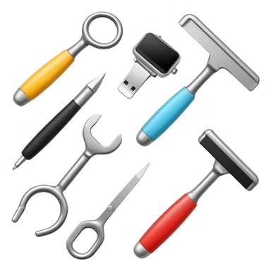 herramientas y aplicaciones sticker