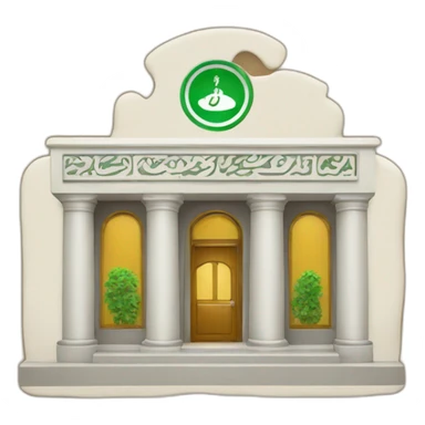 Sepah bank logo in iran sticker