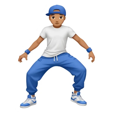 breakdance dancer sticker