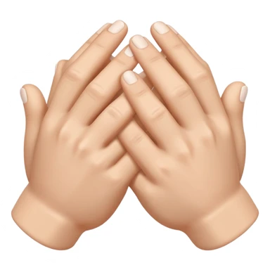 two white hands in a secret handshake sticker