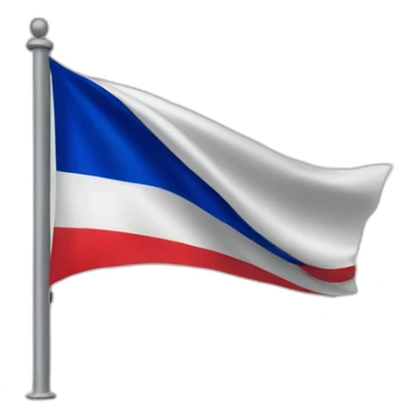 drapeau français flottant sticker