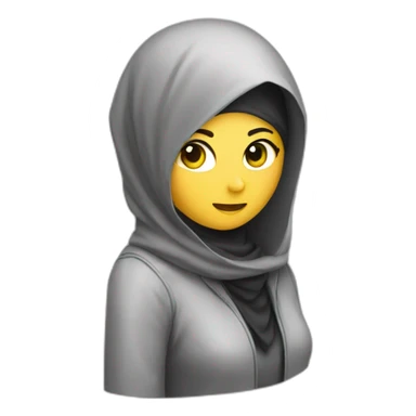 crime scene investigator wearing a hijab sticker