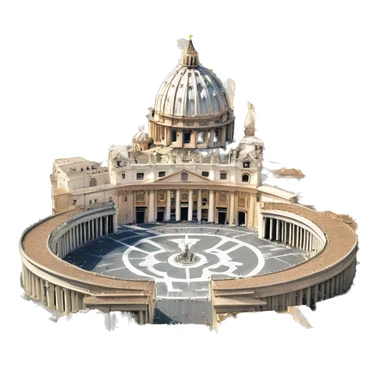 St. Peter's Square Vatican City sticker