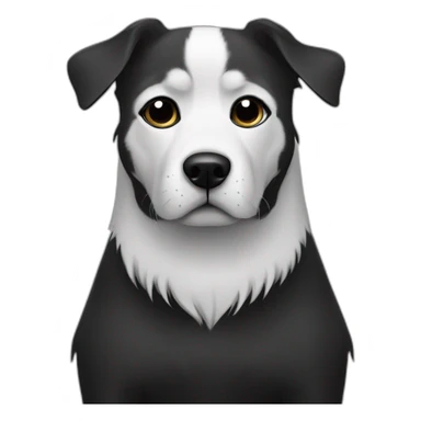 dog in style of sarah andersen sticker