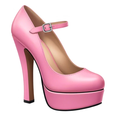 pink platform heels pink heels sticker