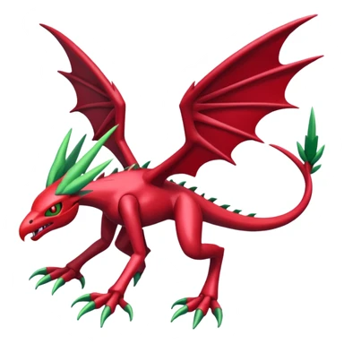 Shiny Aural Darkrai-Flygon-Genesect-Fakémon-fusion (full body) sticker