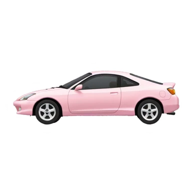 Light pink Toyota celica sticker