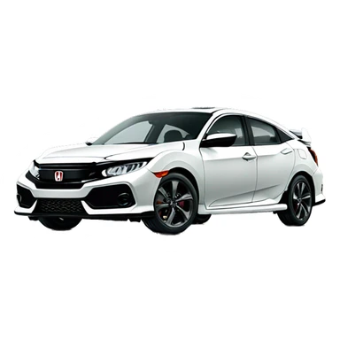 One Honda civic sticker