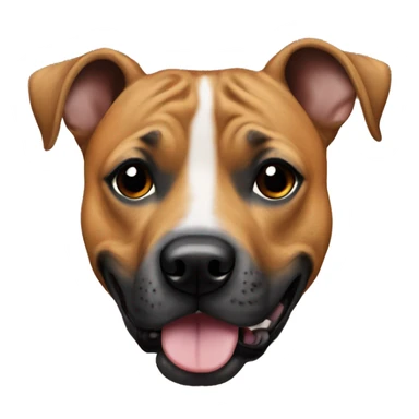 Ridgeback staffy sticker