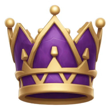 Purple Queens chess crown sticker