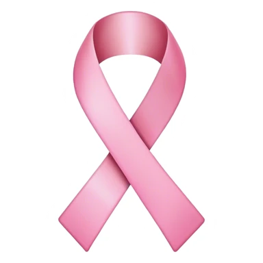 Breast cancer ribbon sticker