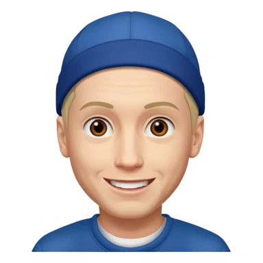 happy eminem sticker