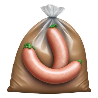 salchichas en una bolsa sticker