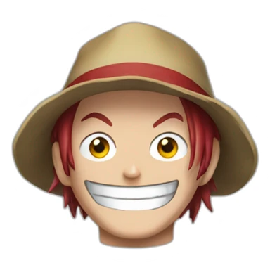 shanks dans one piece sticker