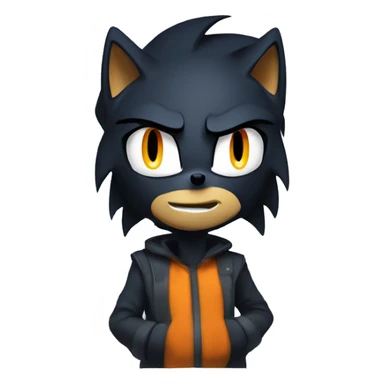 shadow from Sonic X say hello ! sticker