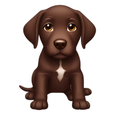 chocolate-lab-puppy sticker