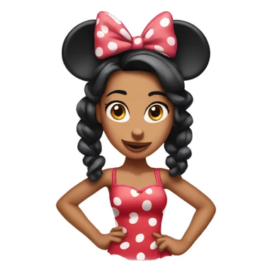 Jada as Minnie Mouse  sticker