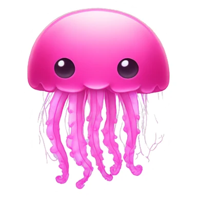 pink jellyfish sticker