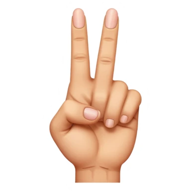 Orta parmak. ile nah çekmek  sticker