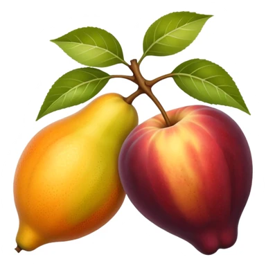 A bow fully of all types os fruits, like a macedonia sticker