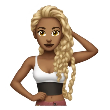 slay girl emoji sticker