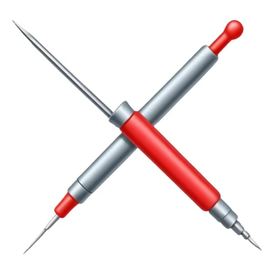 sewing needle with thread sticker