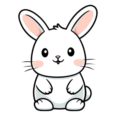 cute bunny sticker