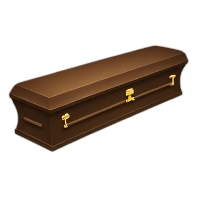 elongated-casket sticker