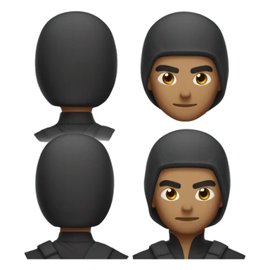 ninja low taper fade sticker