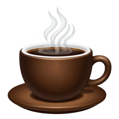 Hot coffee sticker